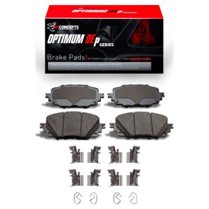 Fiat 124 Spider Brake Pads - Front - R1 Concepts - Optimum OE - `16-`25